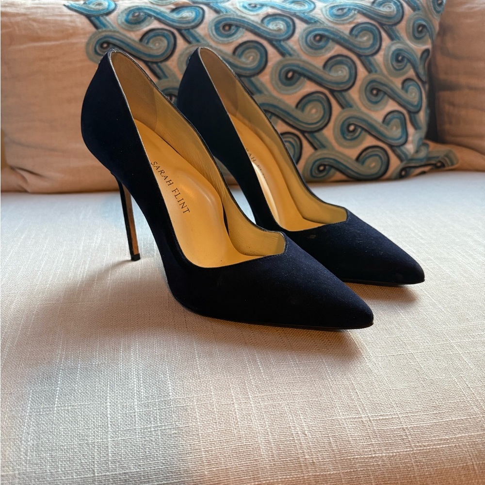 Sarah Flint Blue Elegant Heels